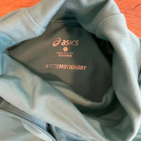 Asics Women’s Large Athletic Long‎ Sleeve High Neck Pullover - Picture 3 of 7